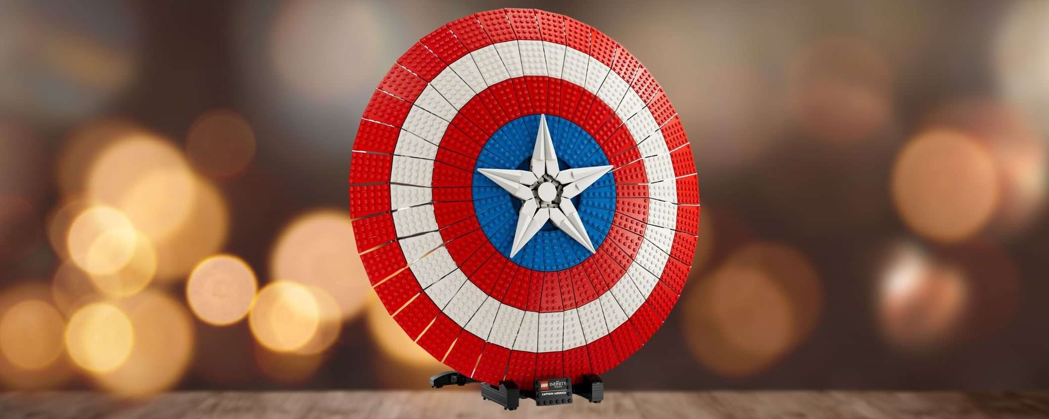 LEGO Marvel: il gigantesco scudo di Captain America è in offerta al minimo storico (-30%)