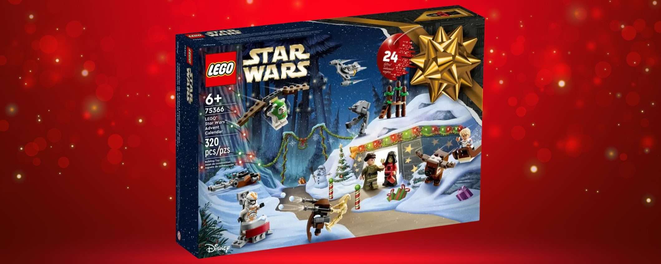 LEGO Star Wars: il bellissimo Calendario dell'Avvento in doppio sconto su eBay (codice)