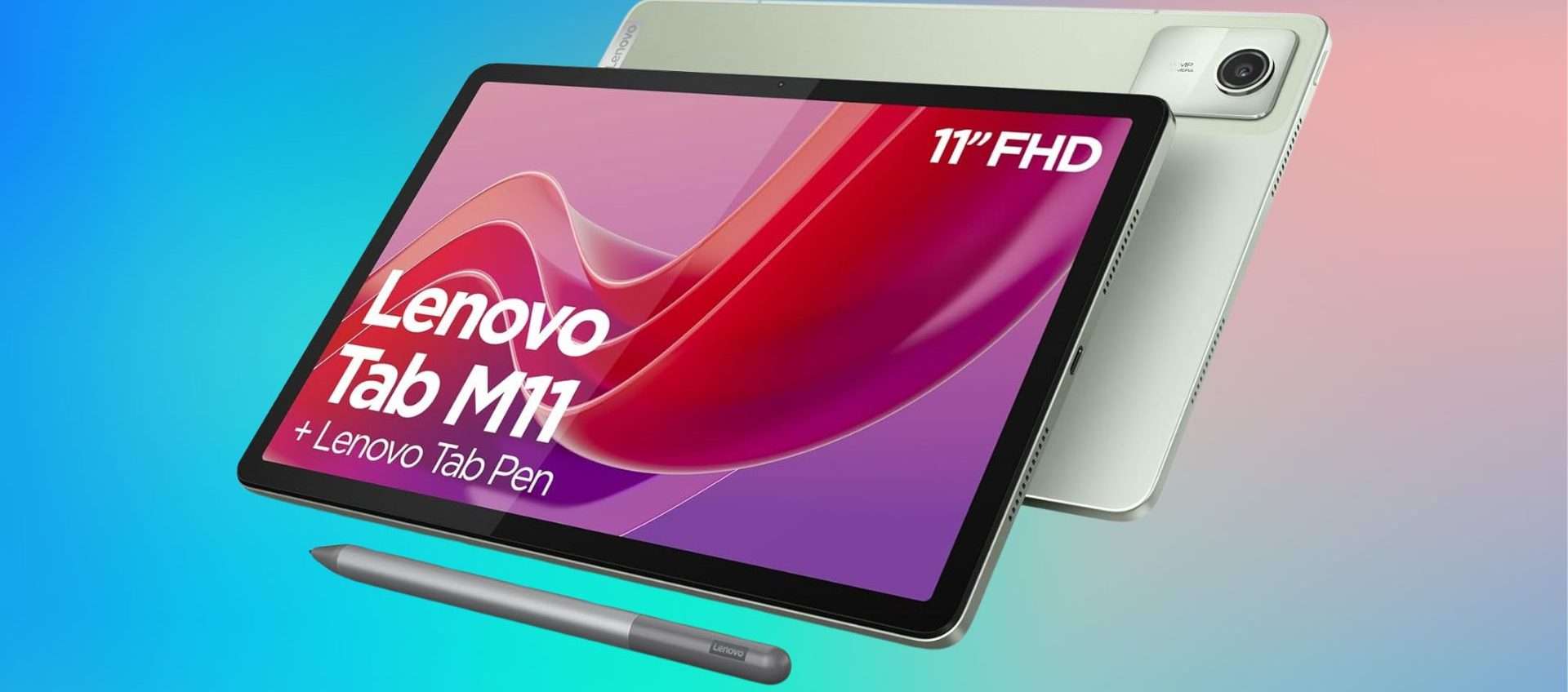 Lenovo Tab M11 a soli 184,99€: prestazioni top e penna inclusa