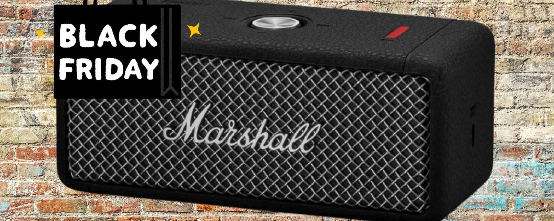 Marshall Emberton II a 99€ su Amazon: speaker PREMIUM a prezzo WOW (-45%)