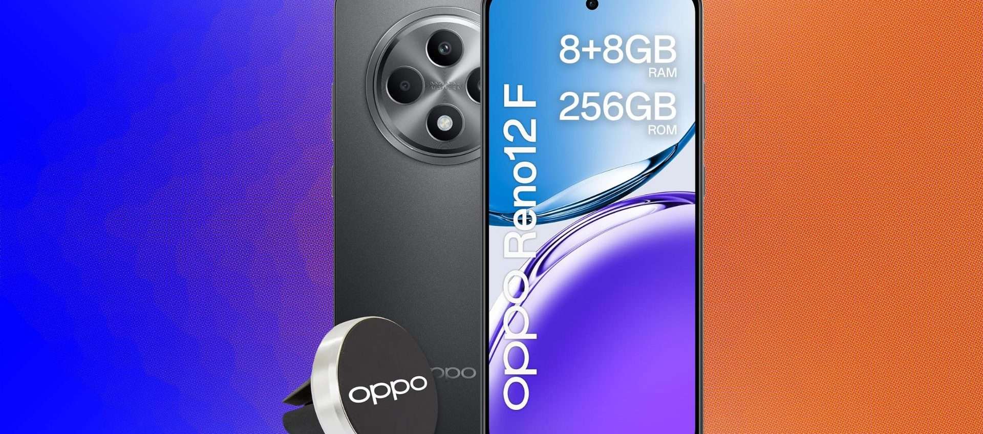 OPPO Reno12 F, prestazioni al top a meno di 200€: su Amazon risparmi