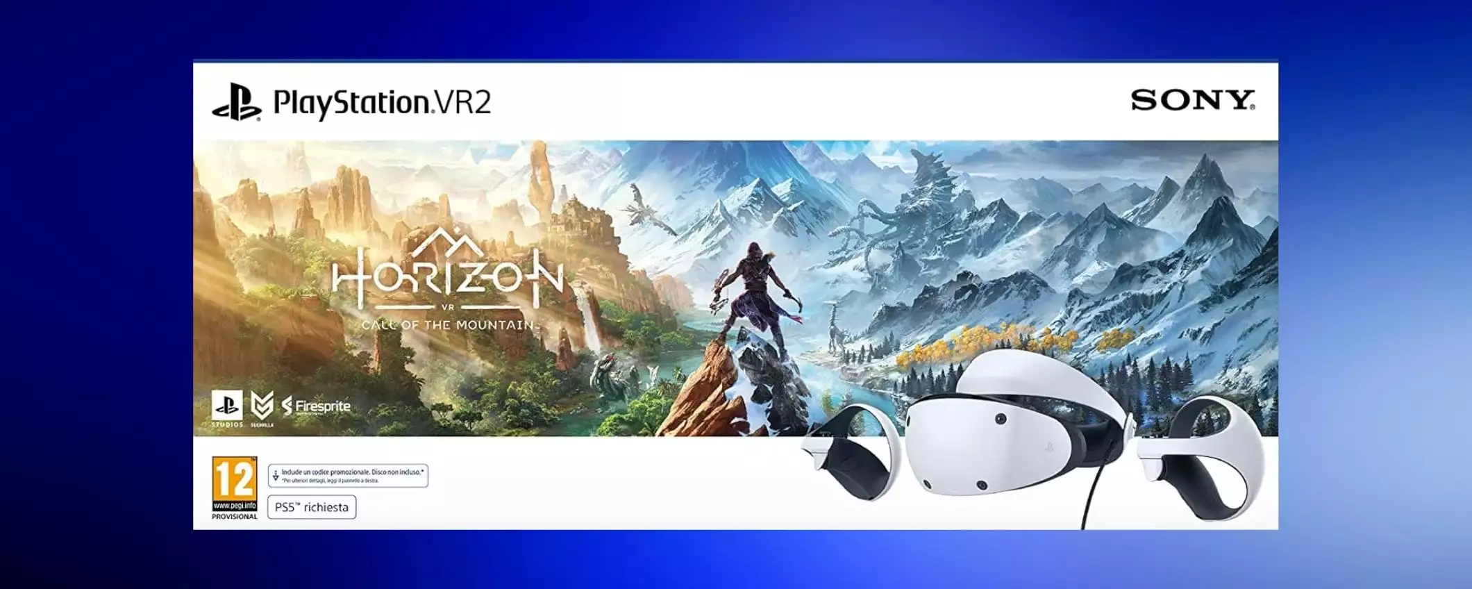 PlayStation VR2 con Horizon: bundle in sconto MAI VISTO per il Black Friday (-38%)