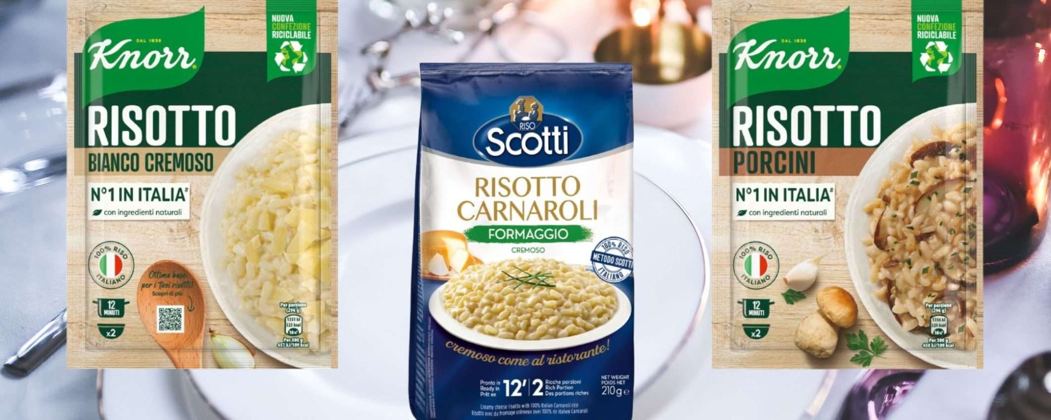 Risotti da 1,19€ a 1,80€ su Amazon: solo Knorr e Scotti, pronti velocemente