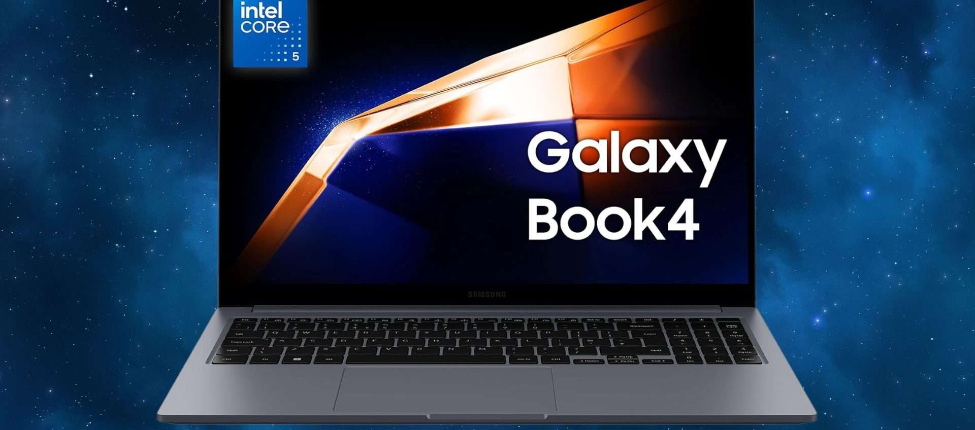 Samsung Galaxy Book4, solo 569€ per 16GB RAM, SSD 512GB e Intel Core i5