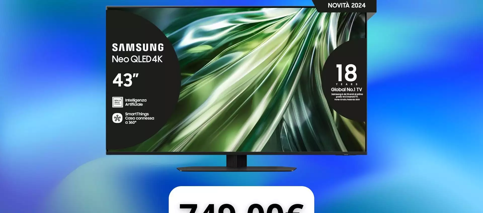 Samsung TV Neo QLED 4K: il prezzo crolla del 42%, va preso subito!