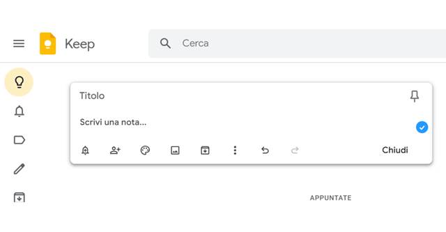 Google Keep: l'app per gli appunti veloce e pratica