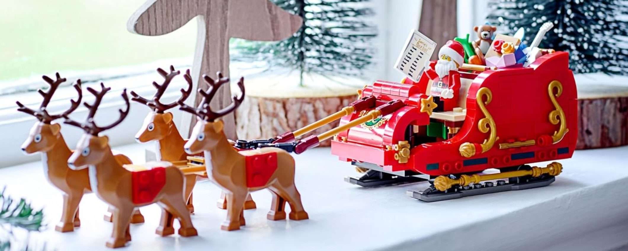 La bellissima Slitta di Babbo Natale LEGO è su Amazon ad un prezzo imperdibile