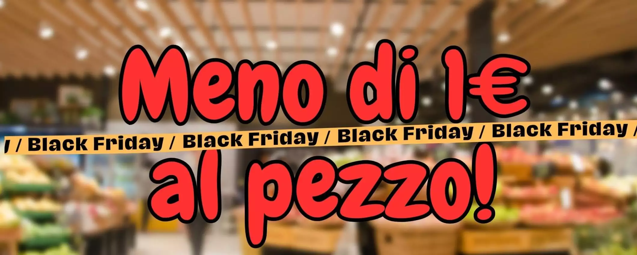 Spesa a meno di 1€ al pezzo: il Black Friday GOLOSO continua su Amazon