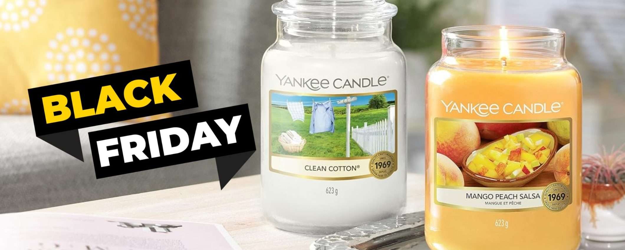 Yankee Candle a 19,99€ su Amazon: edizioni in giara grande in promo SHOCK