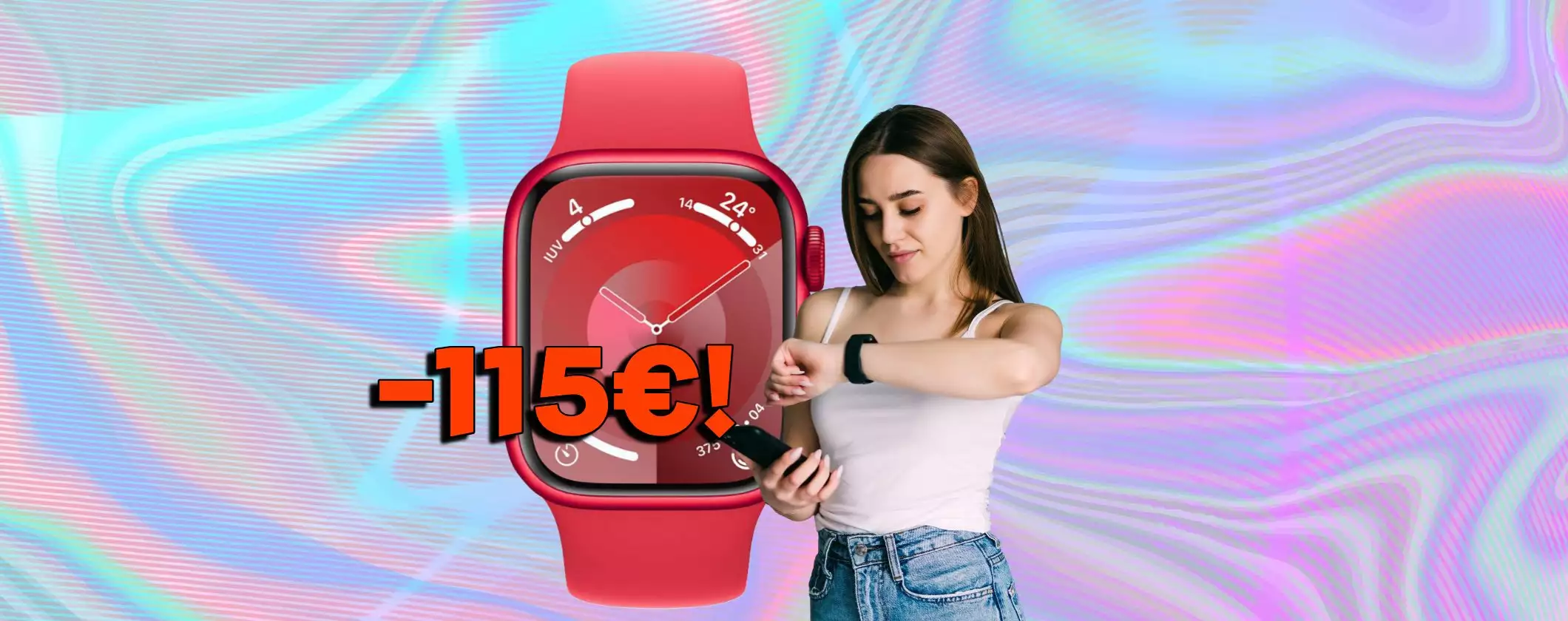 Apple Watch Series 9 Cellular: 115€ di sconto al Single's Day