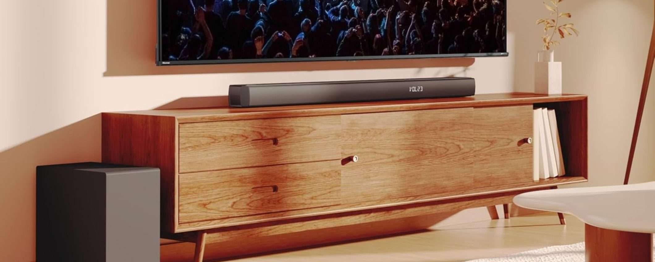 Audio POTENTISSIMO e prezzo minimo su Amazon per la soundbar Hisense da 480W