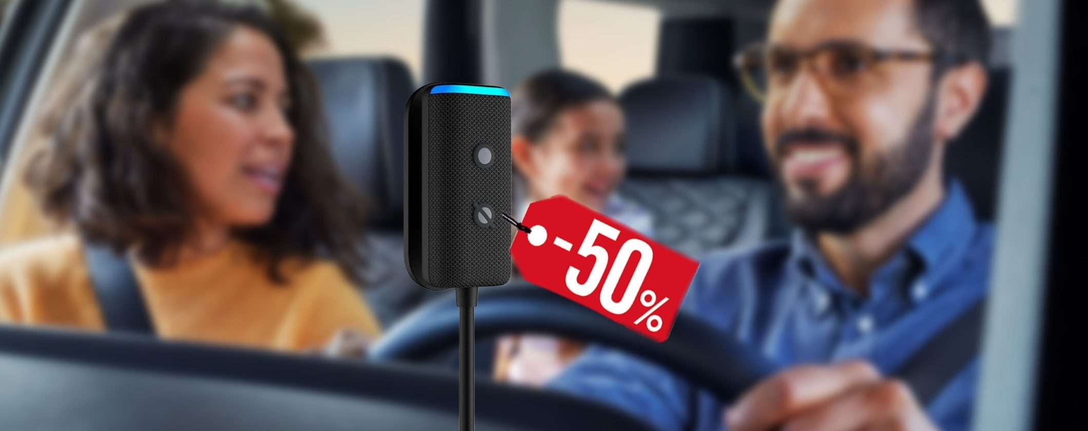 Black Friday Amazon: Echo Auto 2 al 50% di sconto!