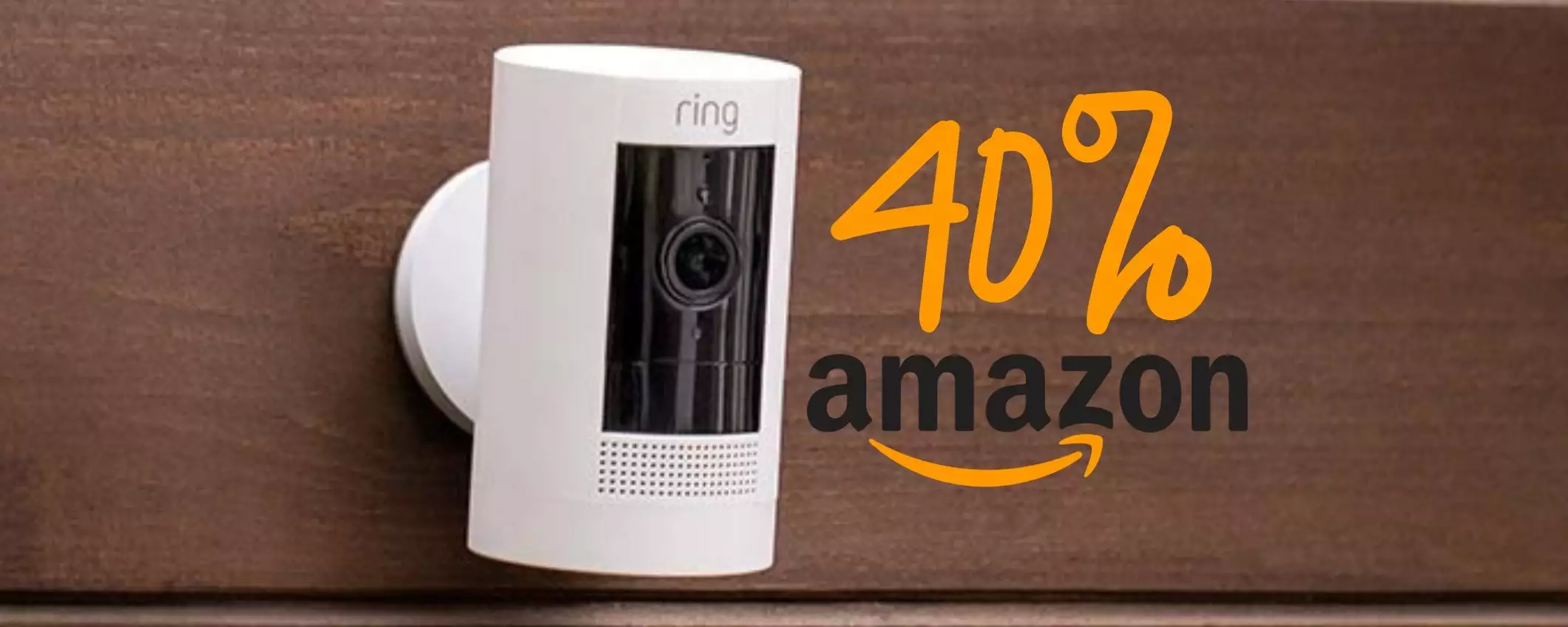 Casa super sicura con la videocamera Ring di Amazon oggi al 40% in meno