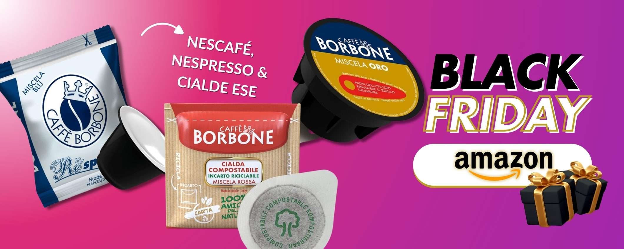 Caffè Borbone: fuoritutto al Black Friday Amazon 2024