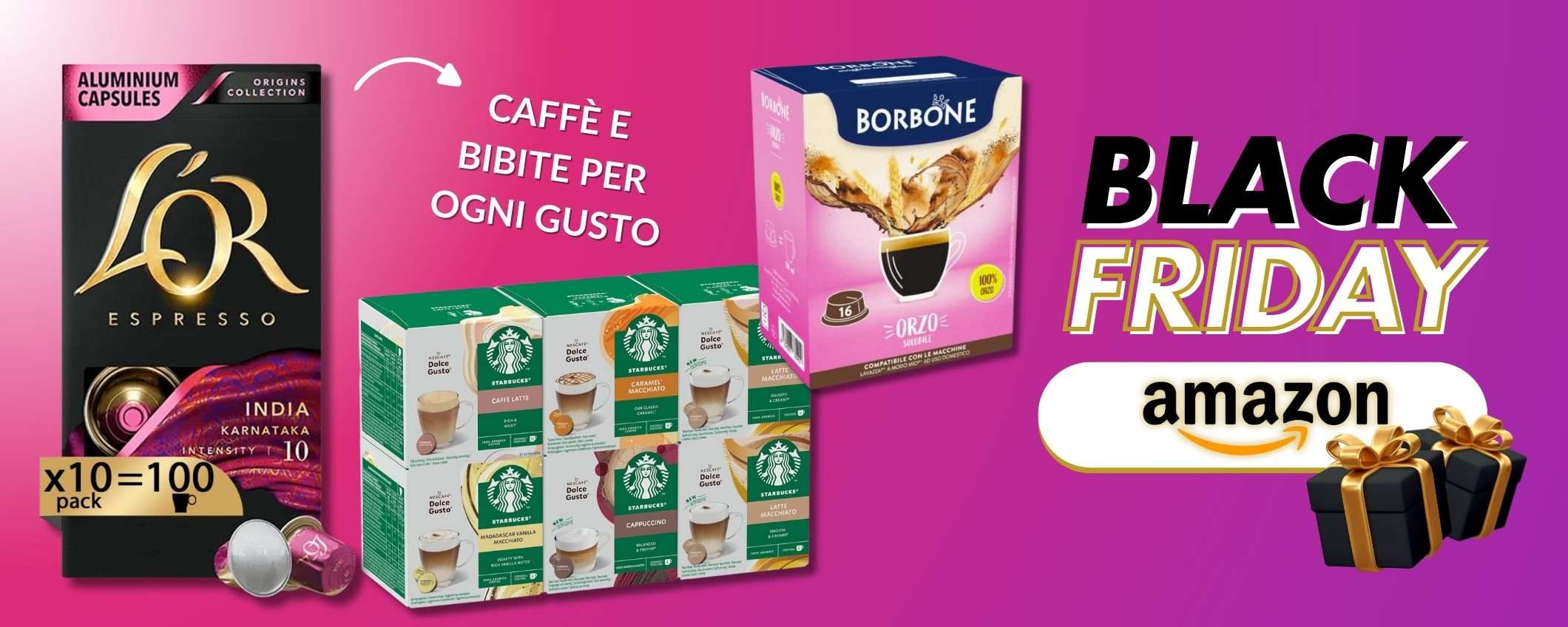 Capsule e cialde: i pack in sconto al Black Friday Amazon 2024