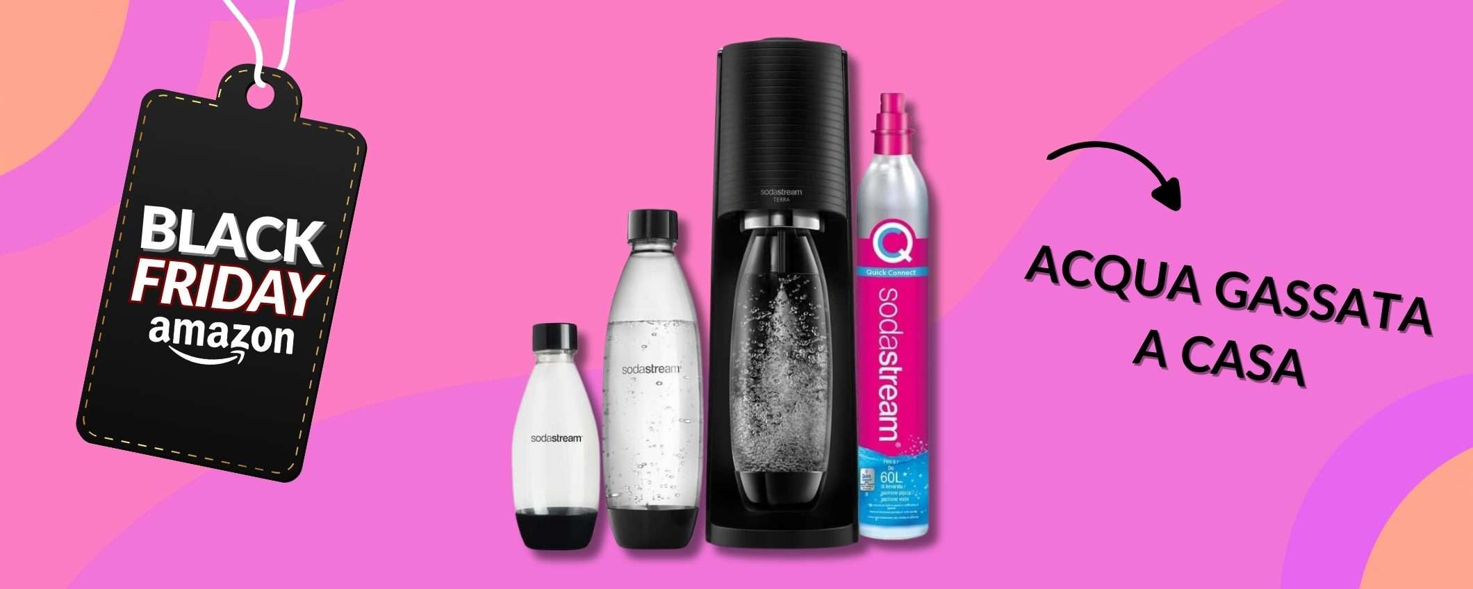 SodaStream Terra: acqua e bibite gassate infinite con 59€