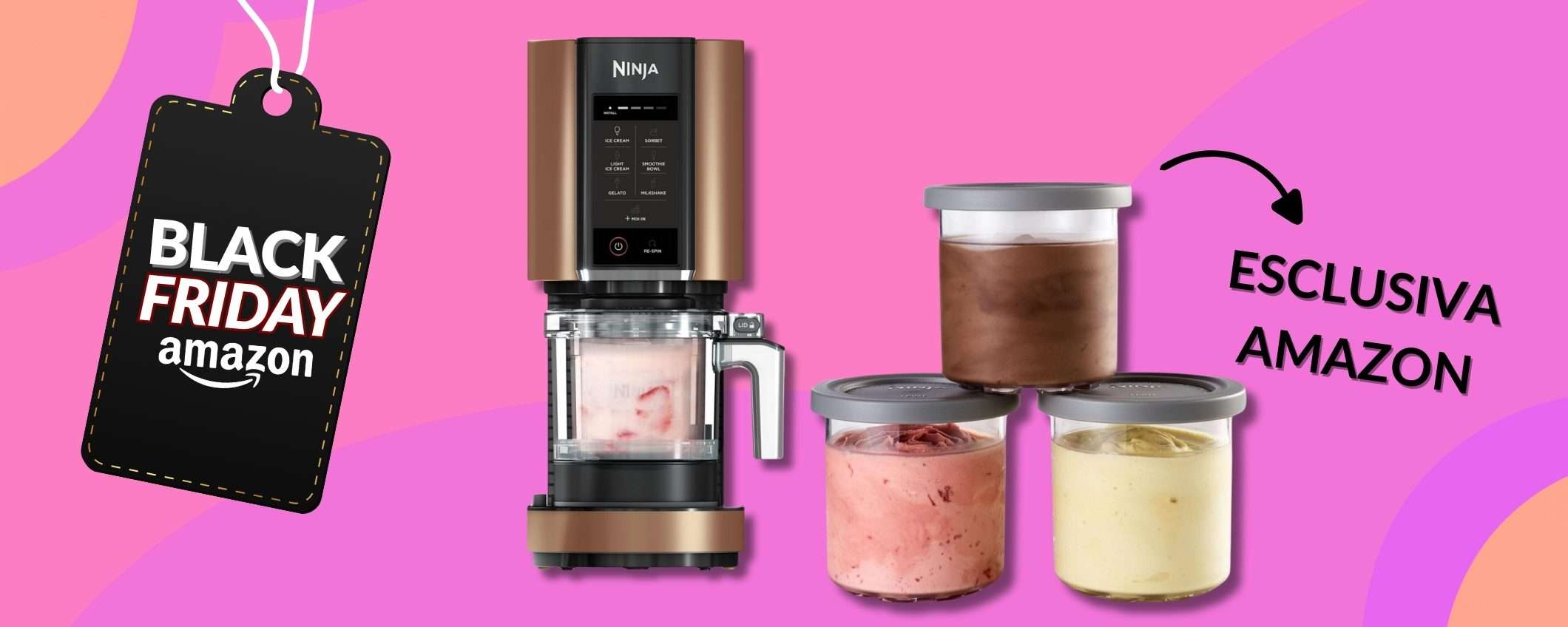 Ninja CREAMI esclusiva Amazon: gelati e sorbetti a casa (come su Tik Tok)