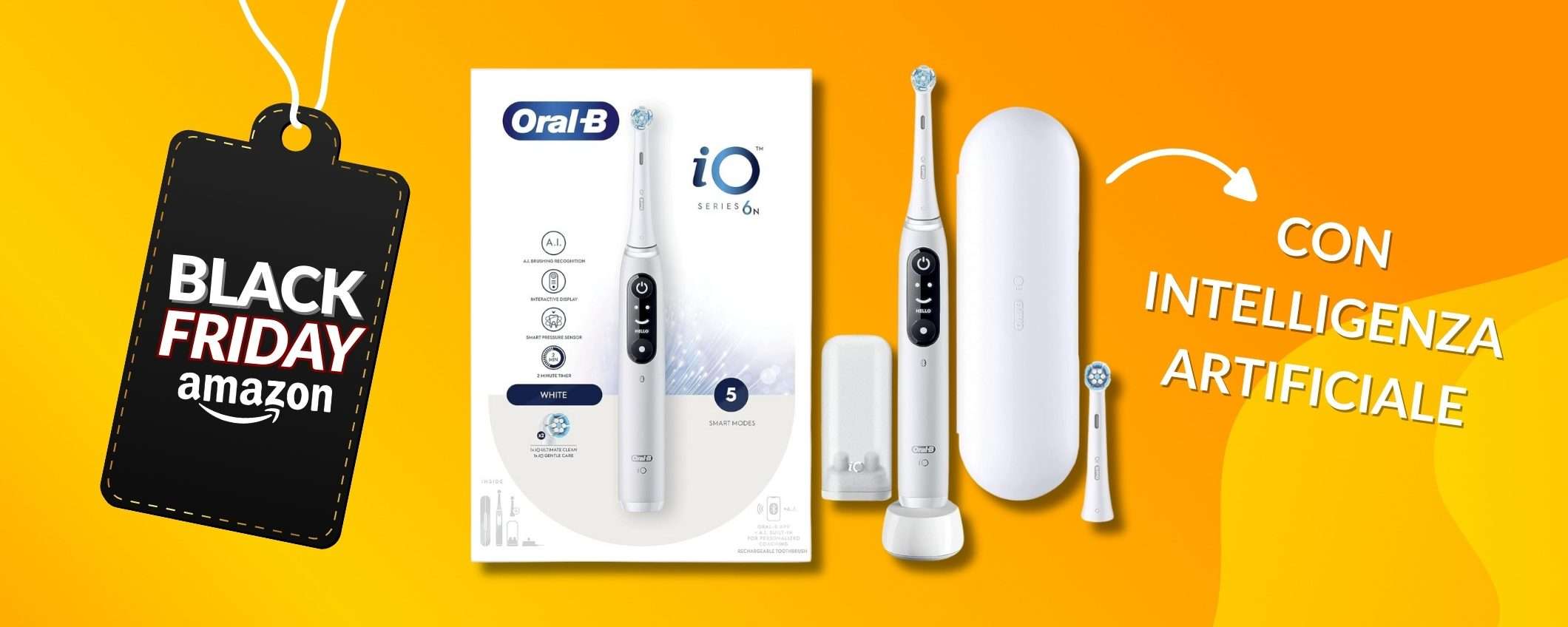 Oral-B iO 6N: lo spazzolino elettrico con AI per denti sani e bianchi