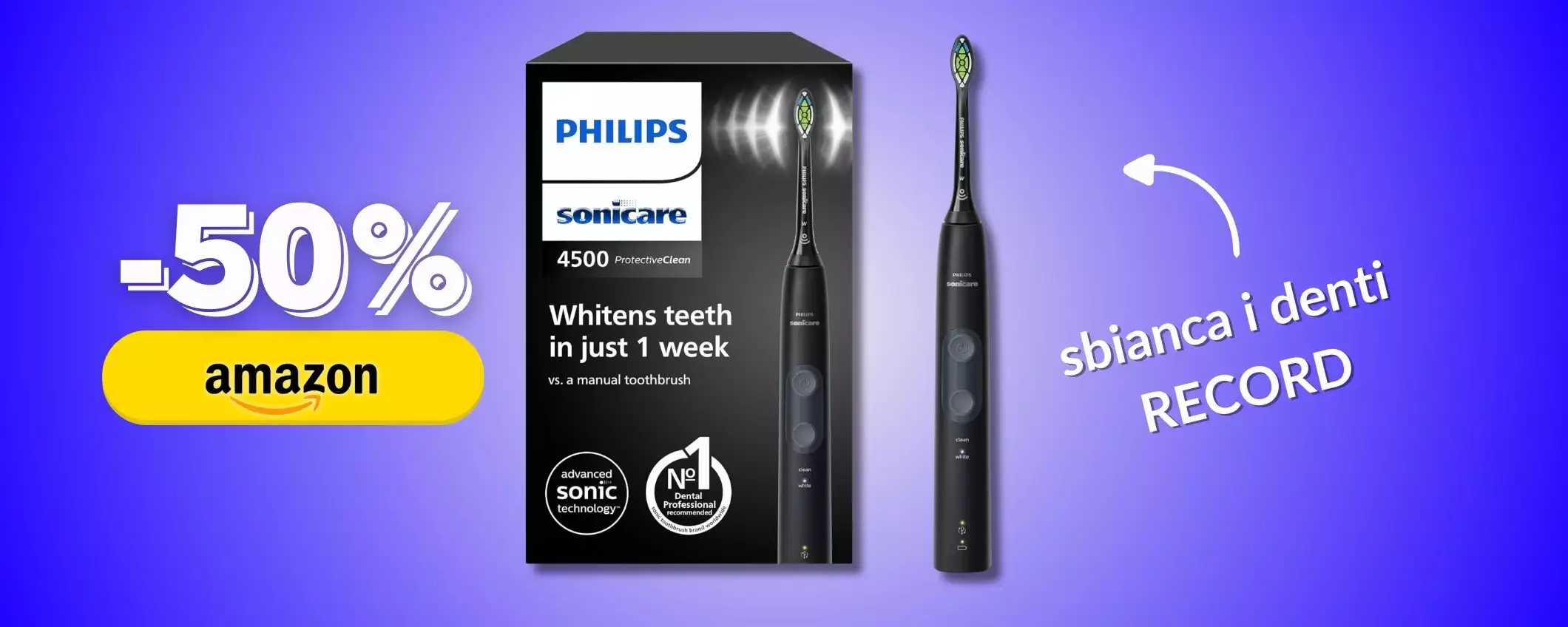 Philips Sonicare fa bye bye ai dentisti: sbianca e pulisce i denti al TOP