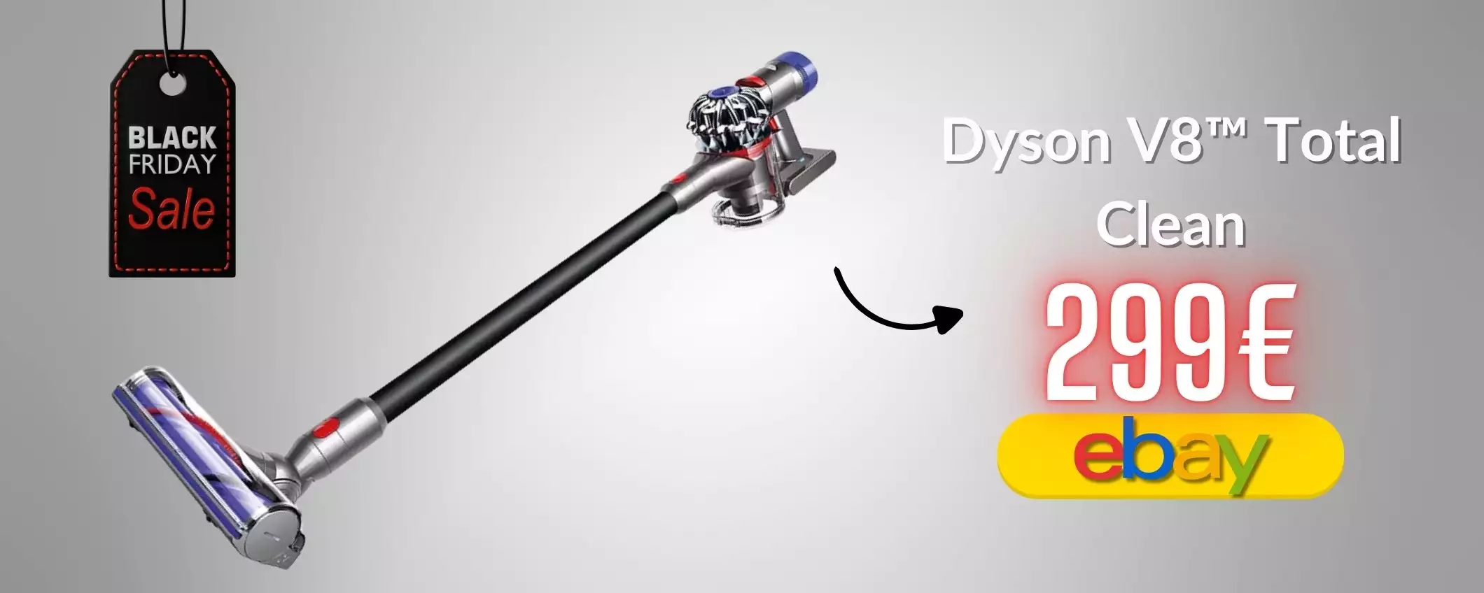 Dyson V8 Total Clean avvera i tuoi sogni: prezzo Black Friday da urlo