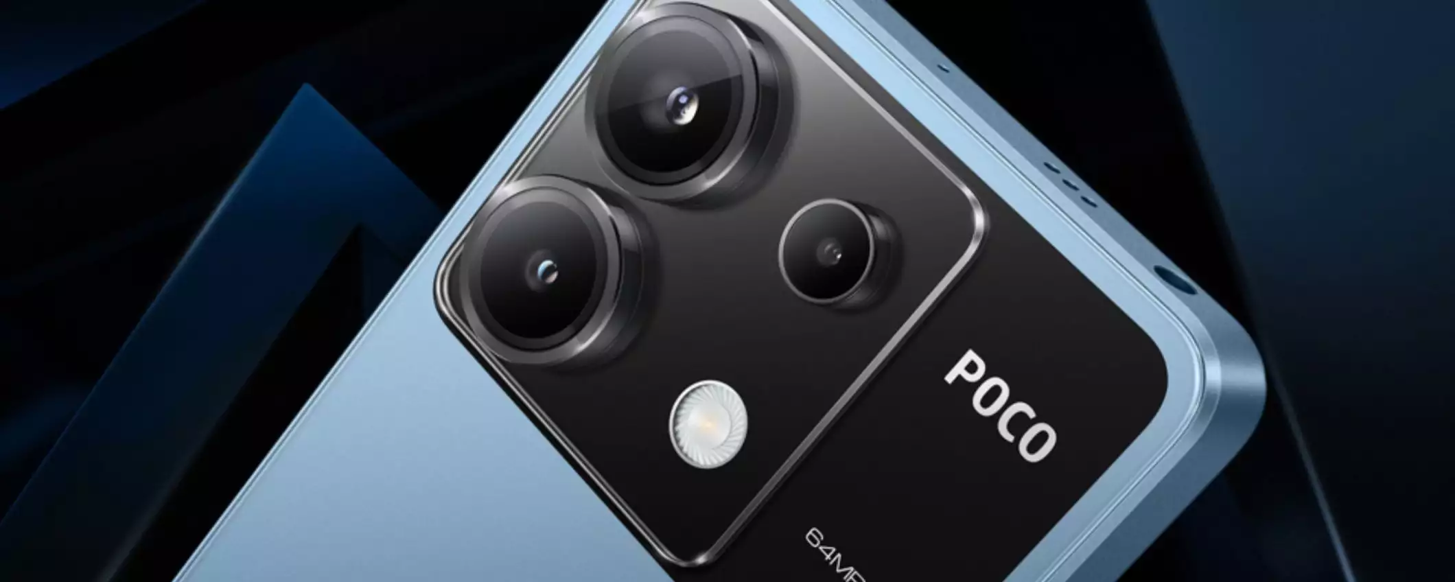 Design PREMIUM, hardware POTENTE e cam da 64MP: POCO X6 5G ad appena 229€