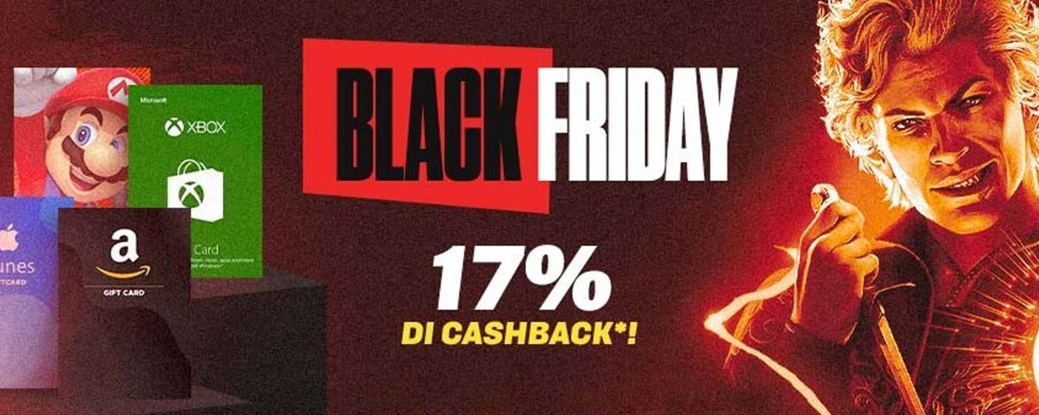 Su Eneba torna il CASHBACK: fino al 17% per il Black Friday