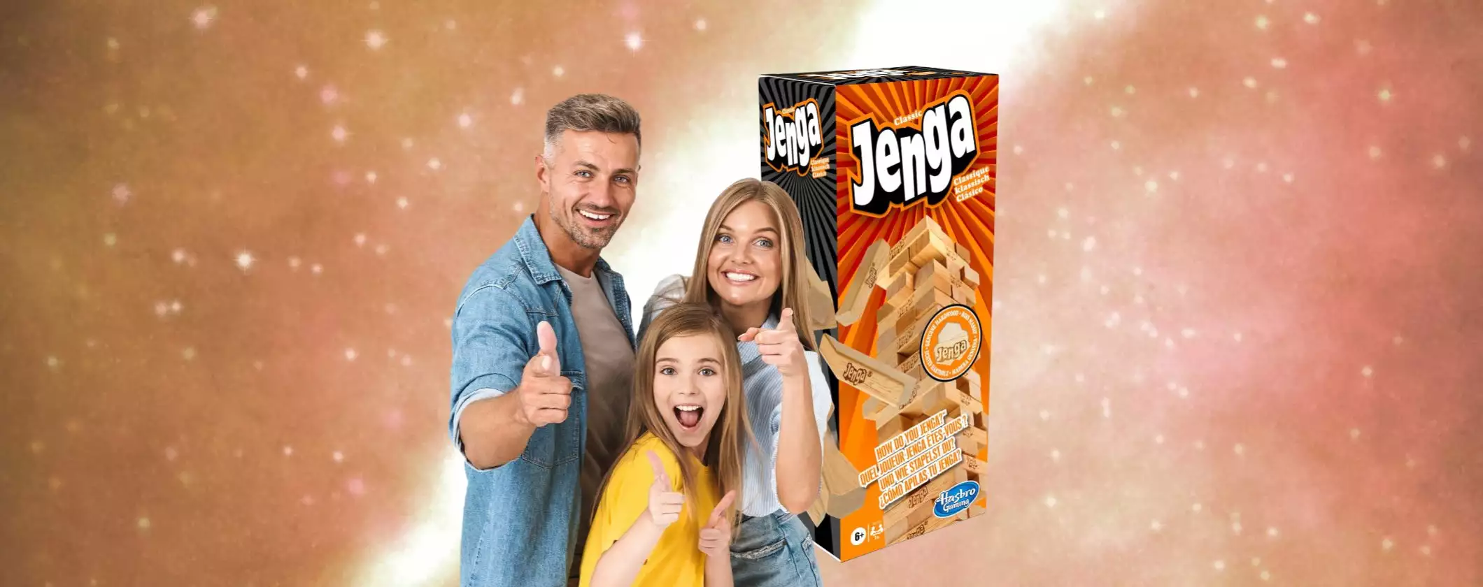 Hasbro Gaming Jenga: divertimento a soli 12€ con il Black Friday