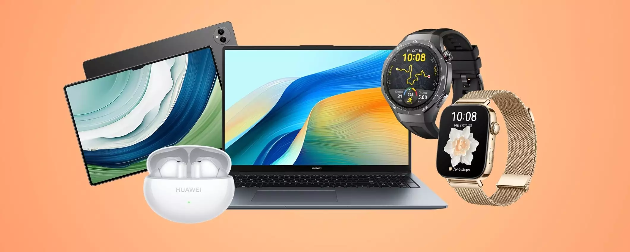 HUAWEI Single's Day: pioggia di sconti fino al 50% su PC, Tablet, Watch e FreeBuds