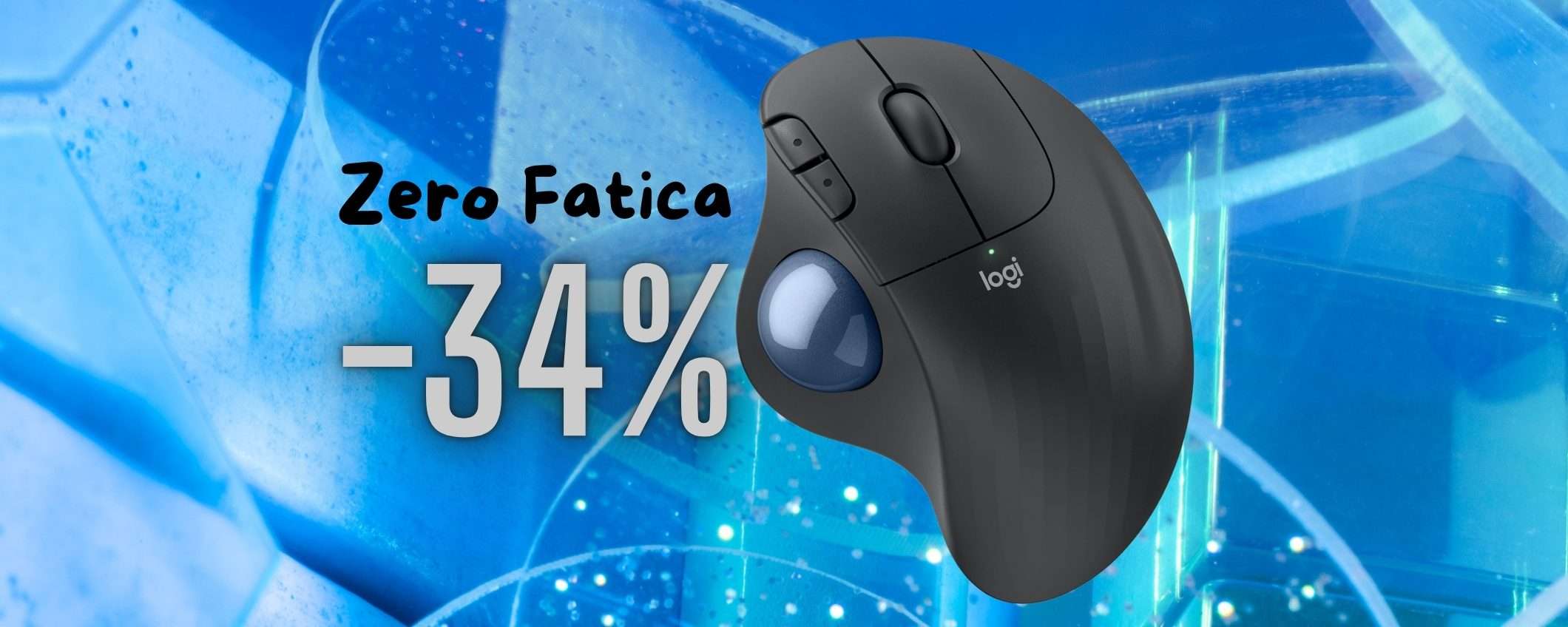 Logitech Ergo M575: niente più fatica con questo mouse trackball wireless