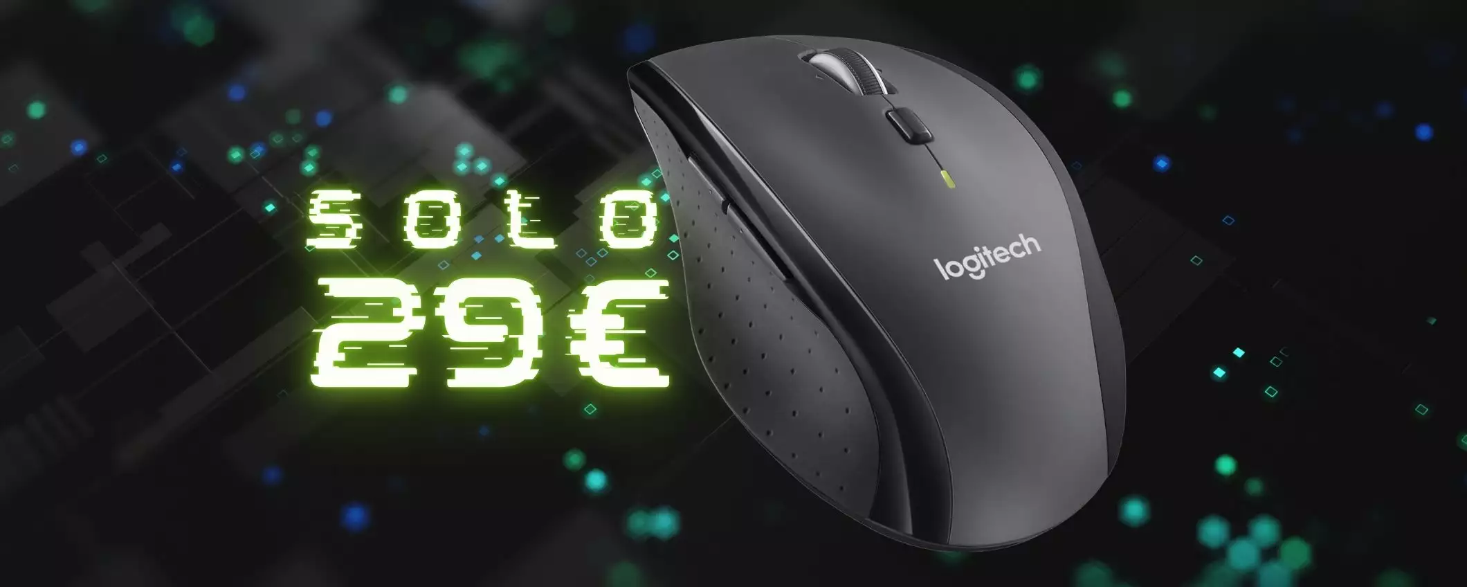 Logitech M705: mouse wireless con 5 pulsanti programmabili (29€)