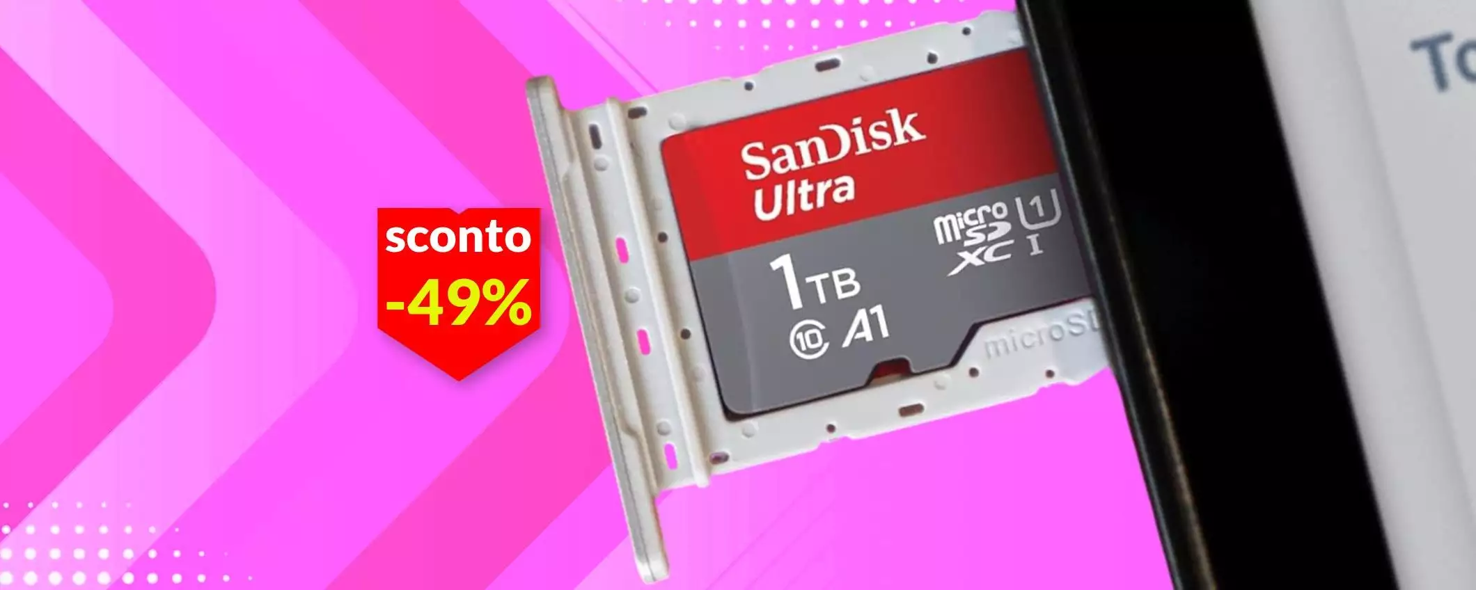 MicroSD SanDisk 1TB: se l'acquisti oggi potrai averla a quasi metà prezzo