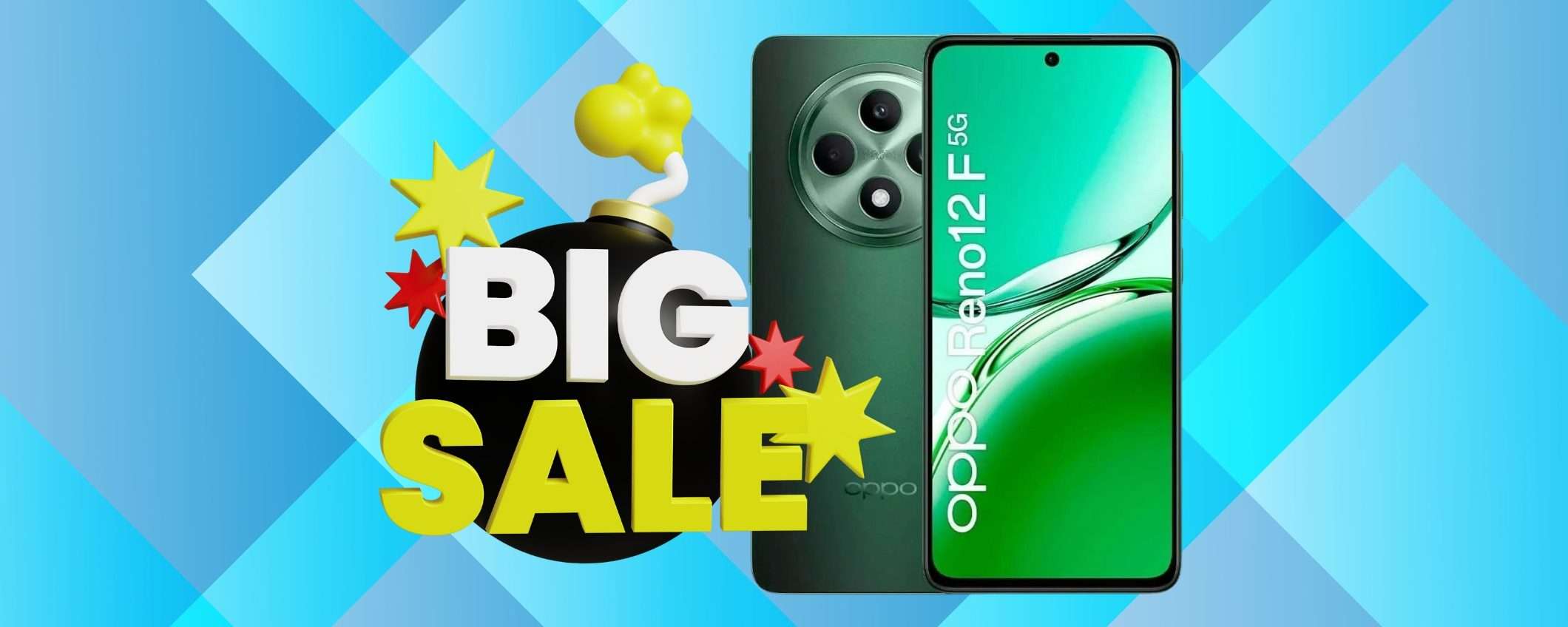 OPPO Reno12F 5G in promozione su eBay a 70€ in MENO