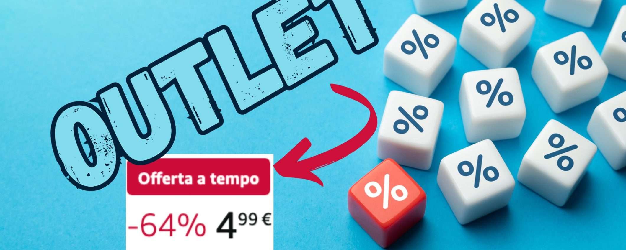 Amazon aggiorna il suo OUTLET: sconti fino al 64% e prezzi WOW da 4,99€