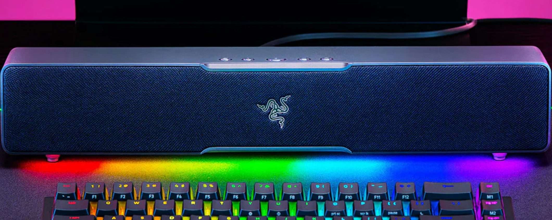 Razer Leviathan V2 X: la POTENTISSIMA soundbar per PC a 89€ con il Black Friday