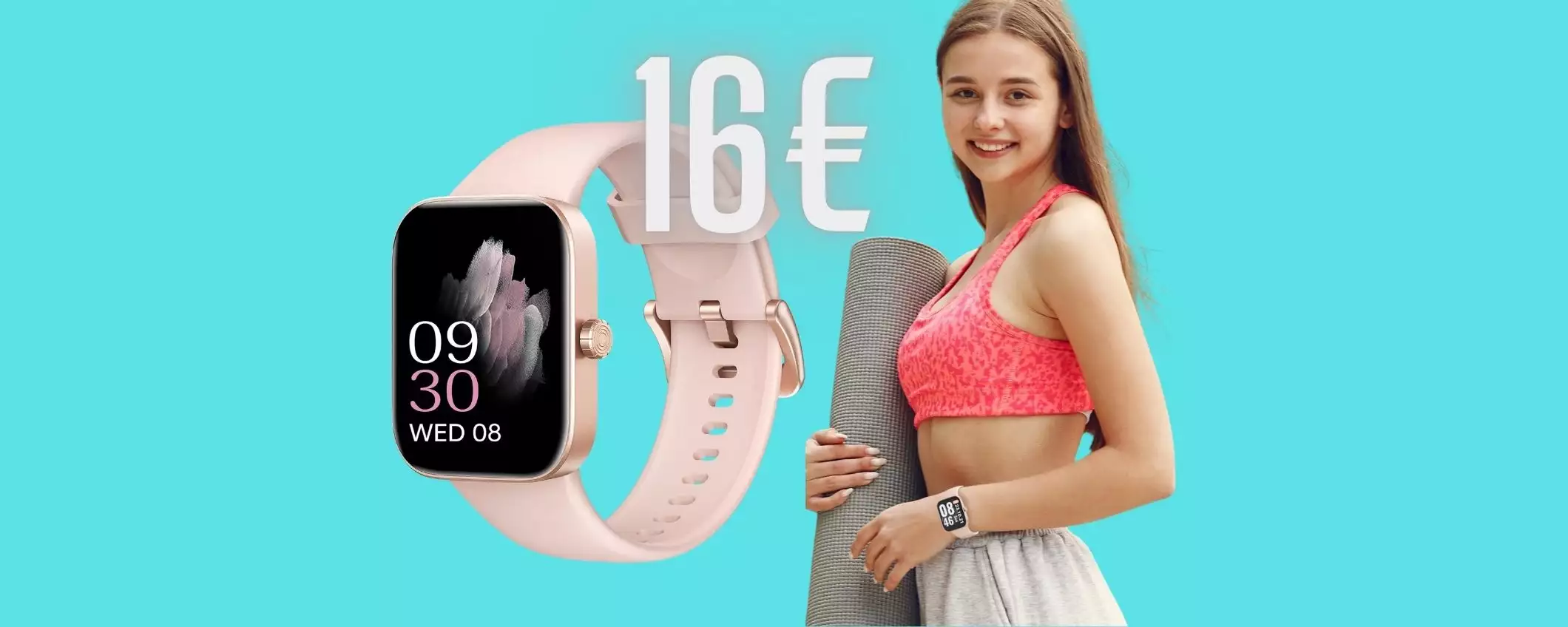 Smartwatch per rispondere alle chiamate tuo a soli 16€ (follia Black Friday)