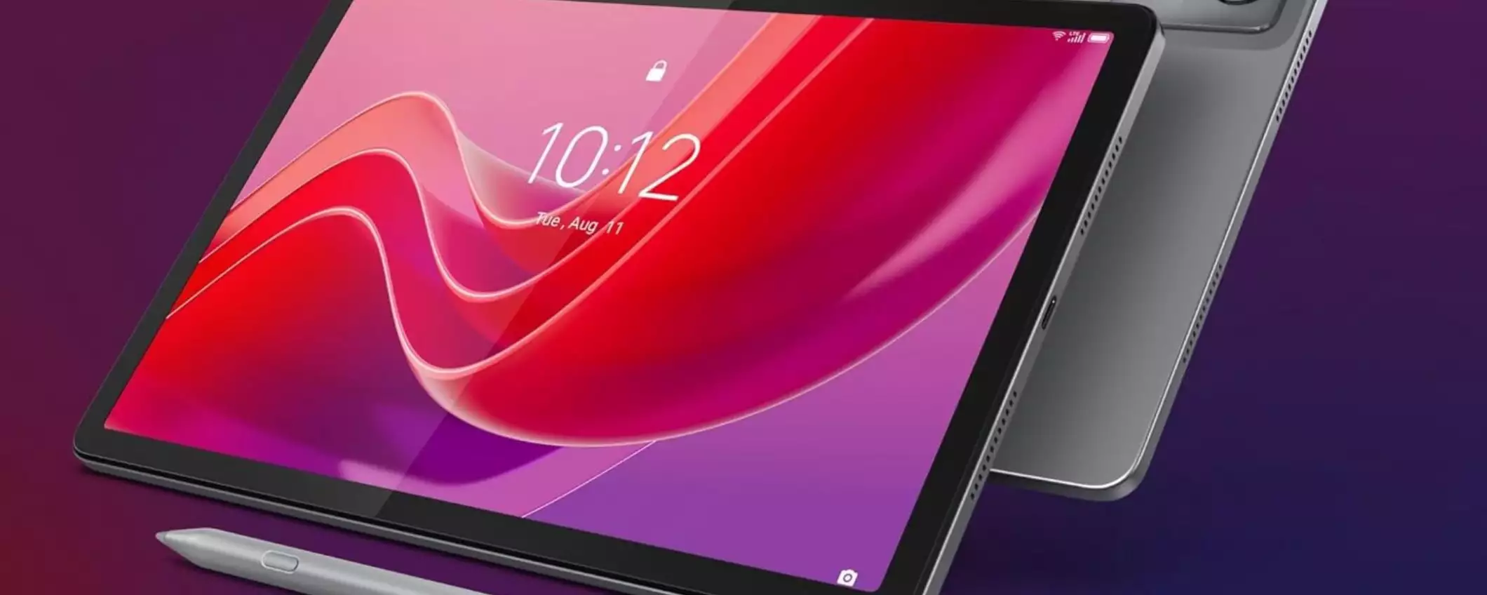 Stylus, telaio unibody e prezzo REGALO: Lenovo Tab M11 a 189€ su Amazon