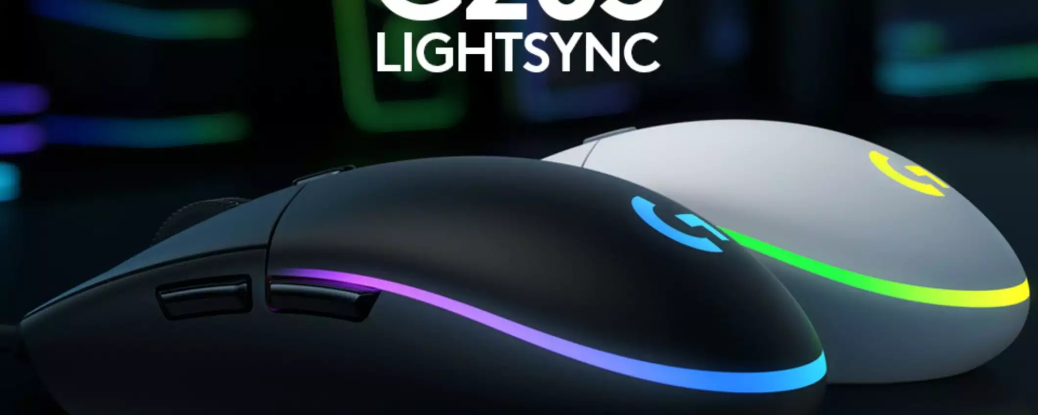 24€ su Amazon per il mouse ECONOMICO da gaming Logitech G203 Lightsync