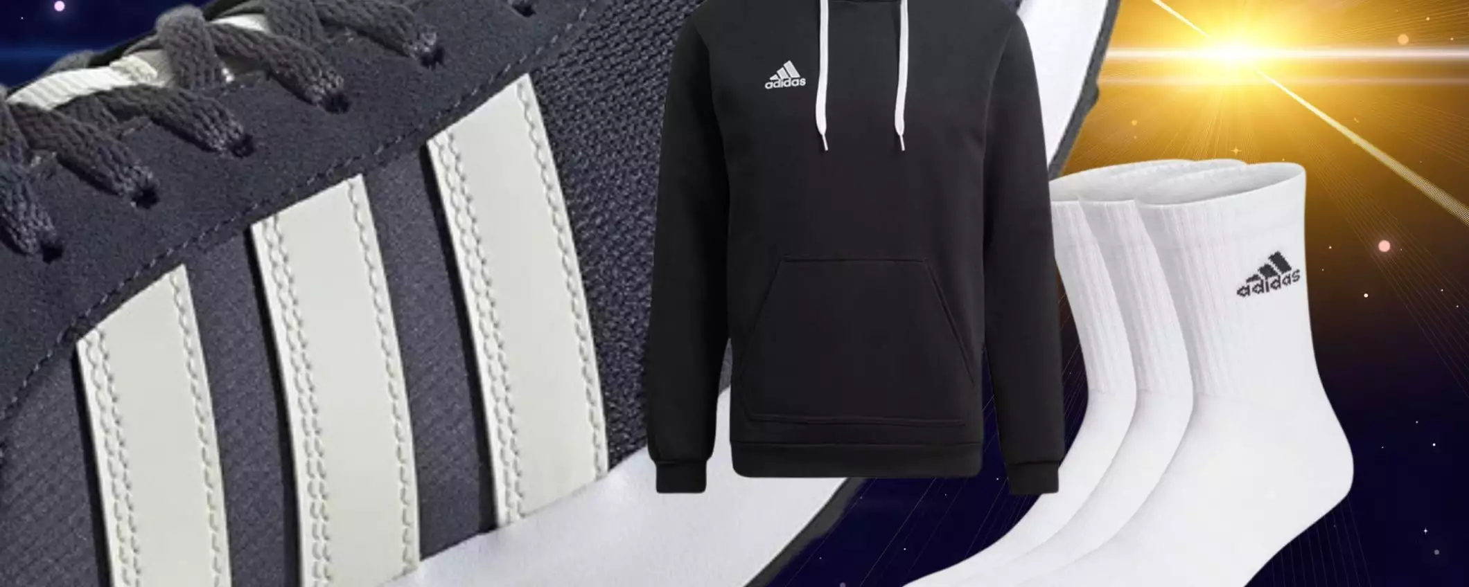 Adidas SVENDE TUTTO su Amazon per Natale: occasioni da 8,49€