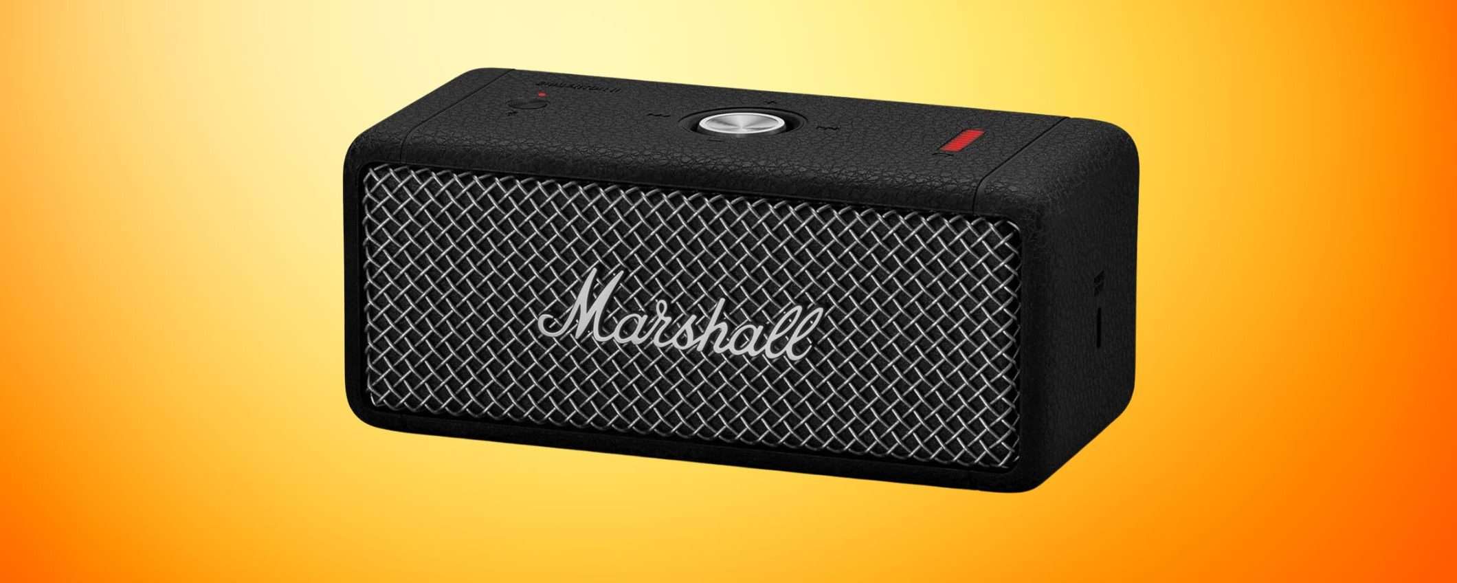 Marshall Emberton II: maxi sconto (-45%) per l'altoparlante bluetooth su Amazon