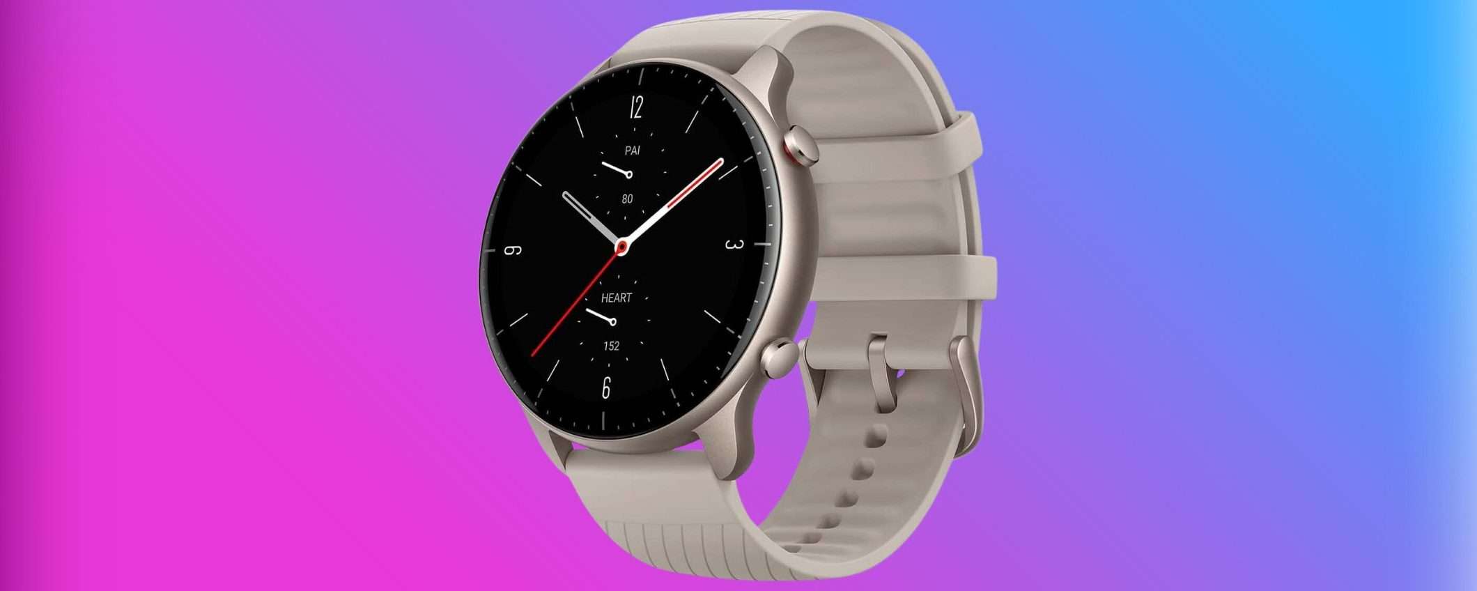 Amazift GTR 2: lo smartwatch con Alexa in sconto natalizio (-45%)