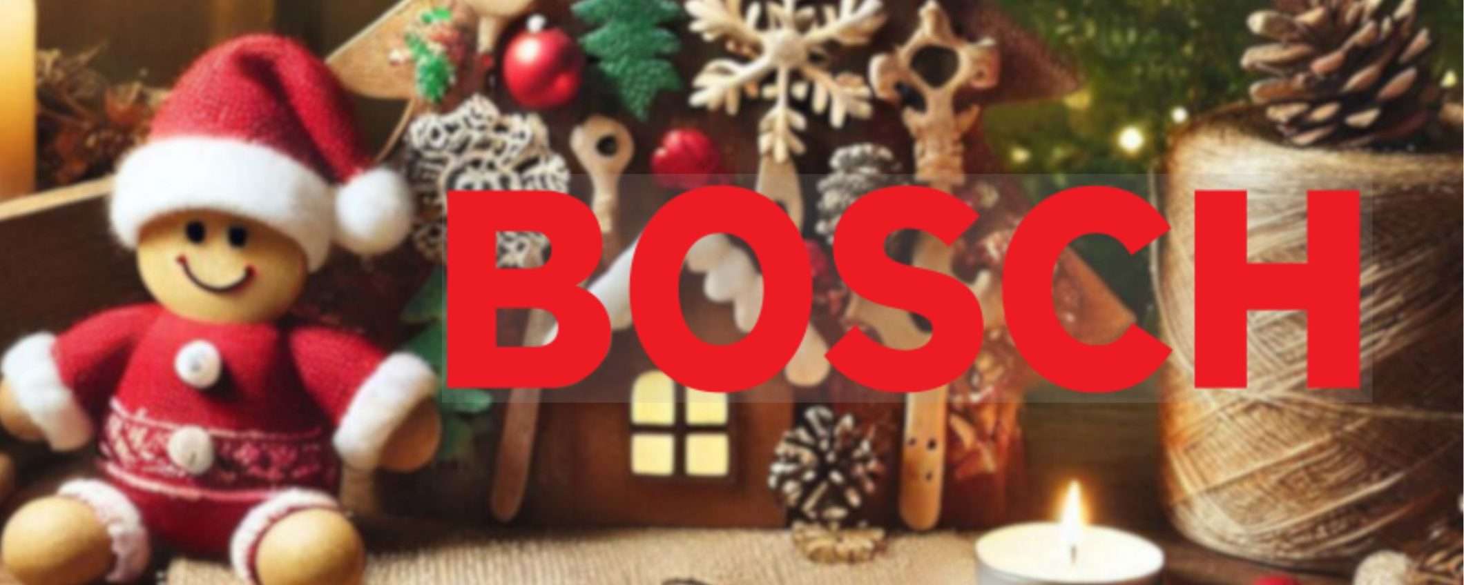 Bosch promo WOW per Natale su Amazon: tanti regali utili da 10€ a 22€