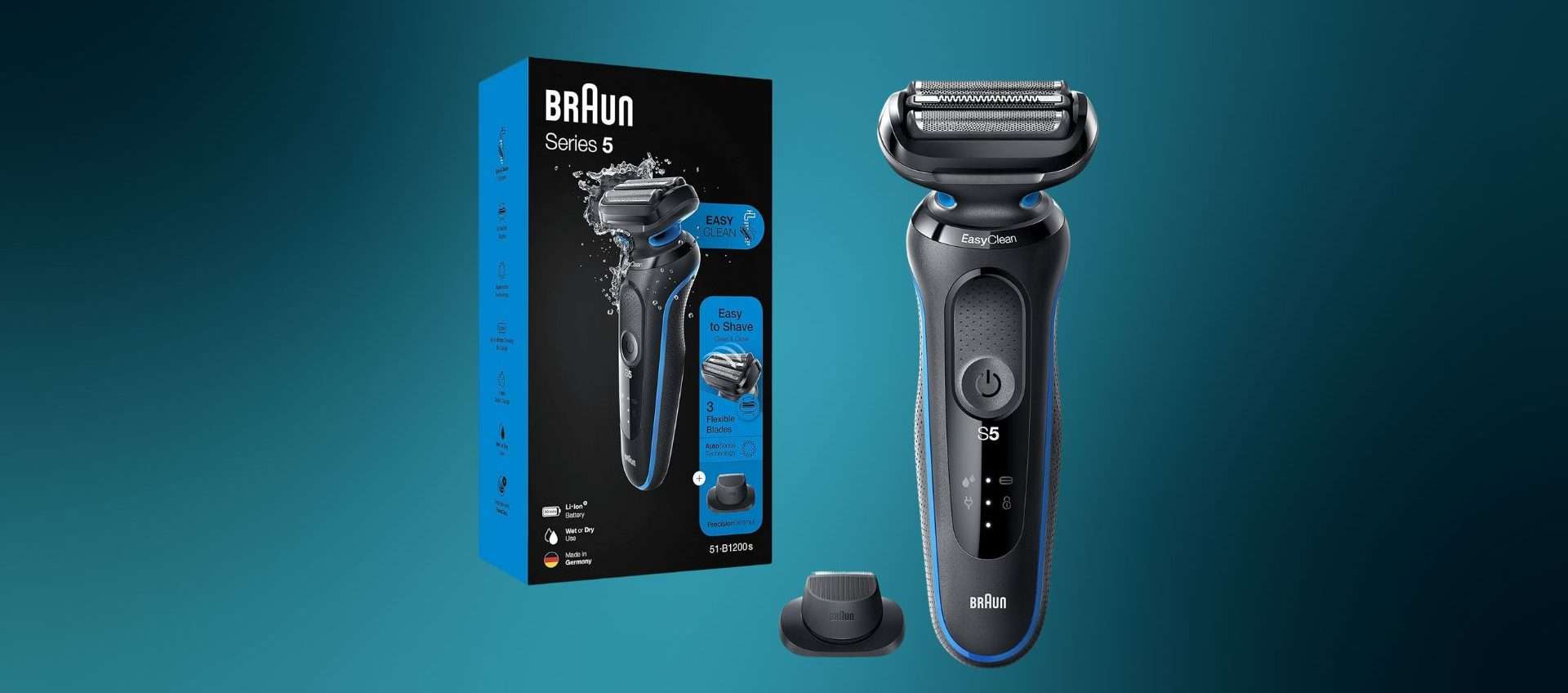 Regolabarba Braun Series 5 a soli 59,99€: qualità premium in super offerta