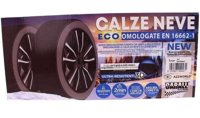 Calze da neve omologate auto