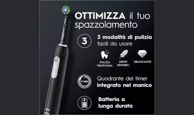 Caratteristiche spazzolino elettrico Oral-B