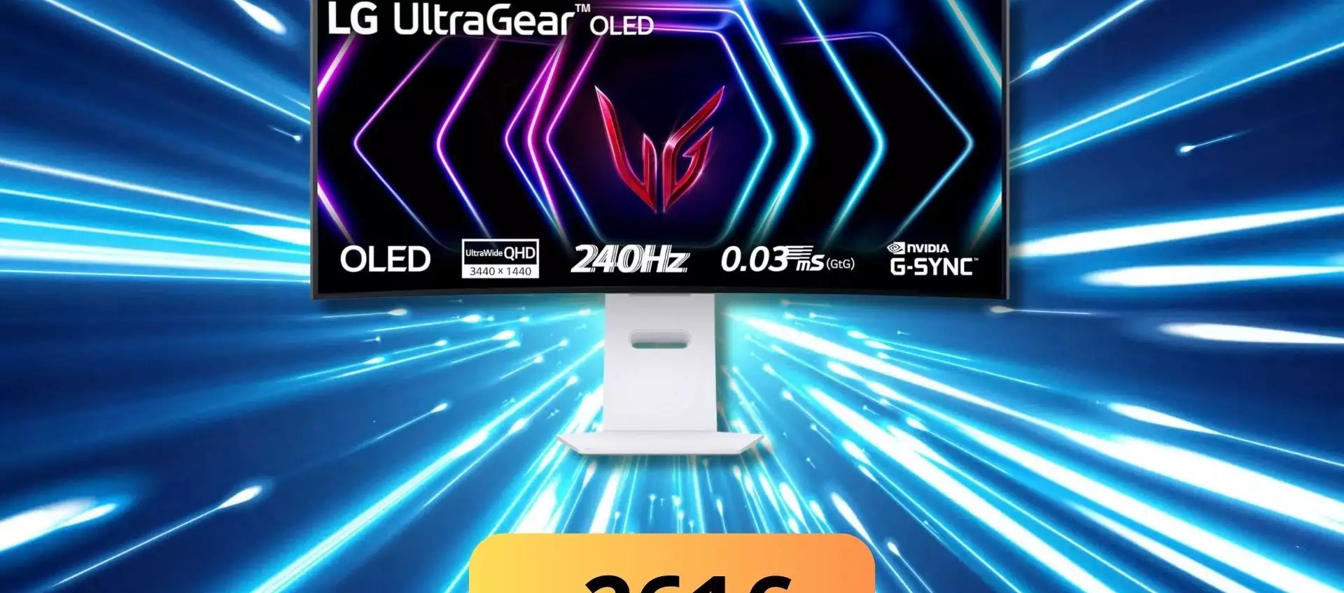 LG UltraGear OLED in offerta: un super monitor da gaming per chi cerca il massimo