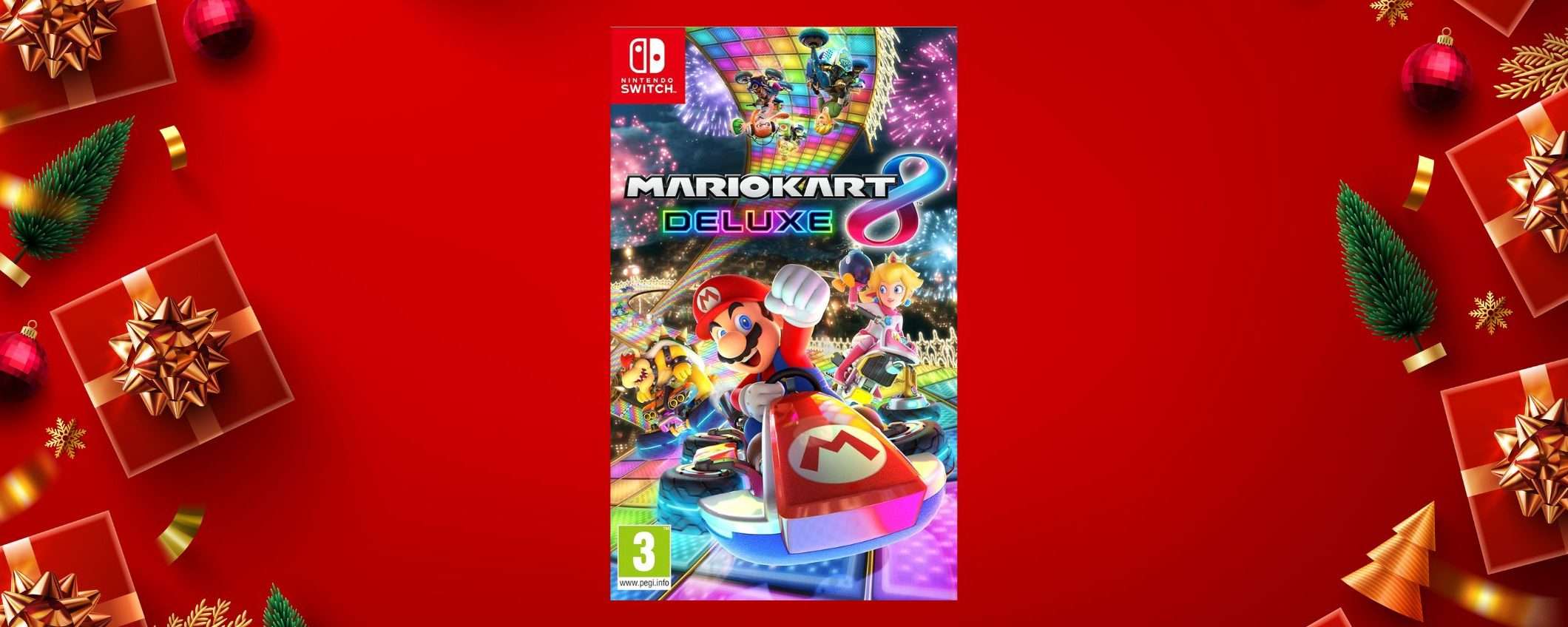 Mario Kart 8 Deluxe per Switch è IL gioco in offerta da regalare a Natale