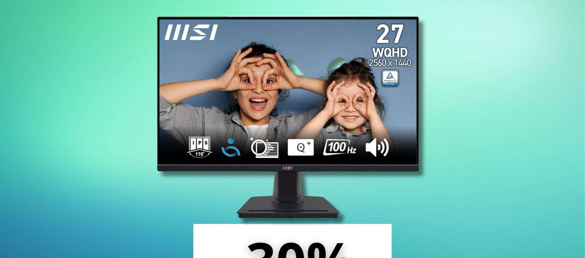 Monitor WQHD MSI Pro da 27