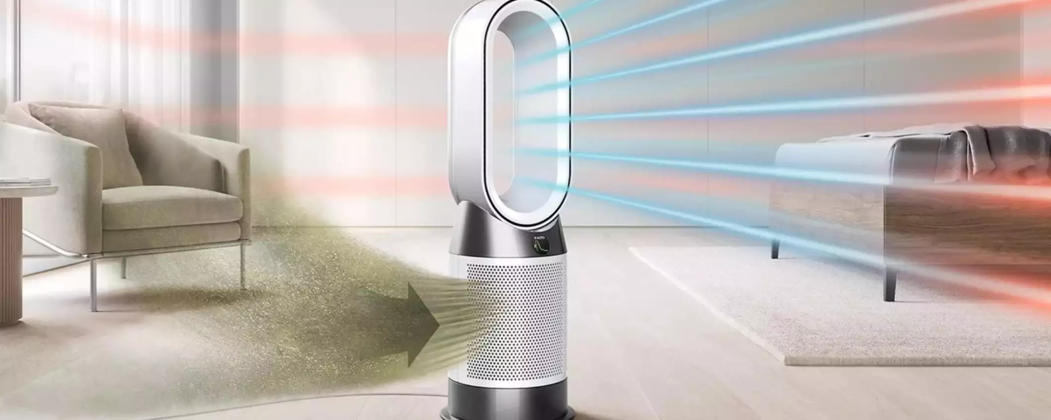 Dyson Purifier Hot+Cool con 150€ di sconto: purificatore e termoventilatore