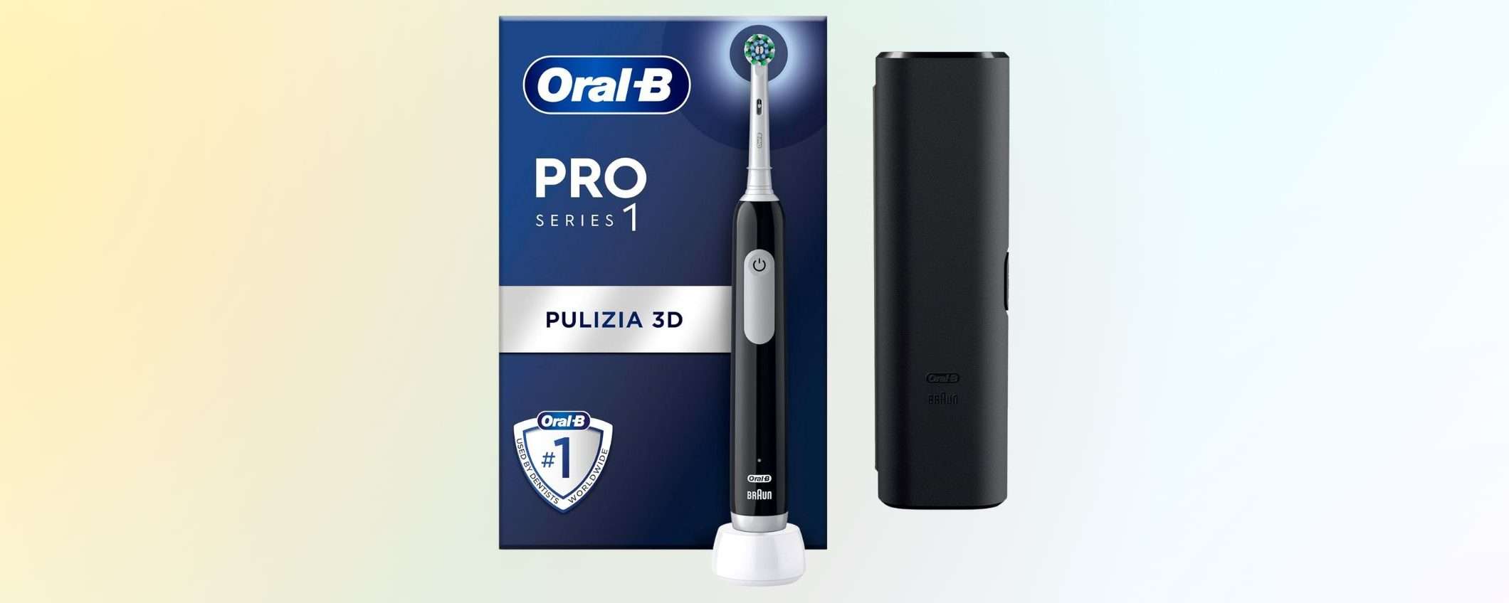 Spazzolino elettrico Oral-B con accessori di ricambio in SUPER SCONTO per il Cyber Monday (-40%)