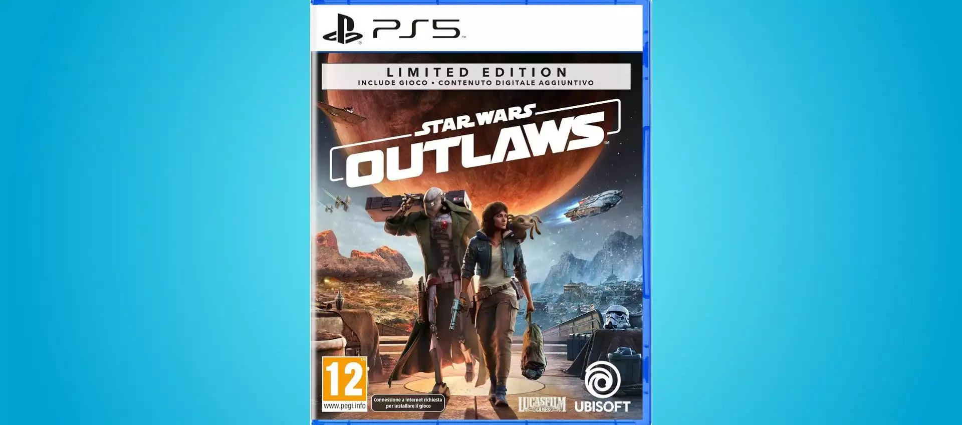 Star Wars Outlaws (PS5), la limited edition scende al prezzo minimo storico (-44%)